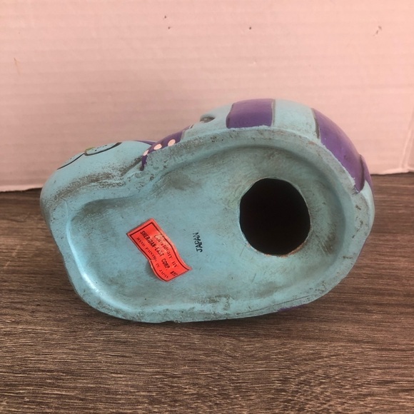 Vtg Pride Creations Striped Cat Coin Bank - Picture 6 of 11